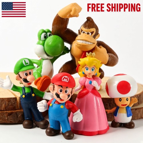 Pcs set super mario bros - 6, b