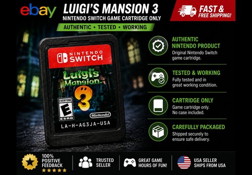 Nintendo luigi mansion - luigi's, 3