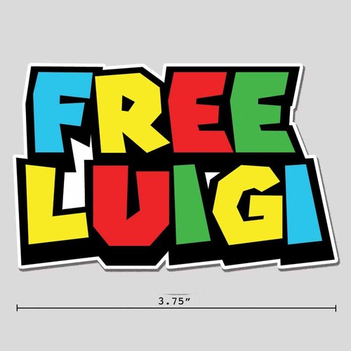 Free luigi sticker - luigi, colorful