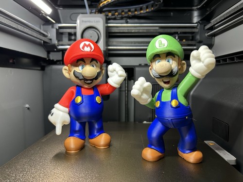 Mario luigi figurine - &,