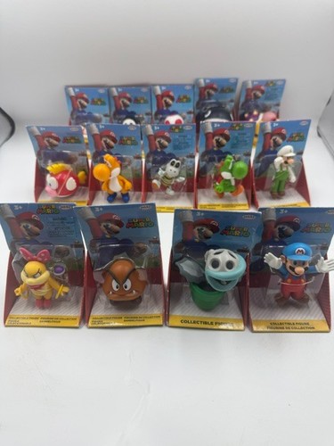 Super mario action figure - super, 2.5"