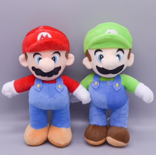 Peluche super mario luigi - peluche,