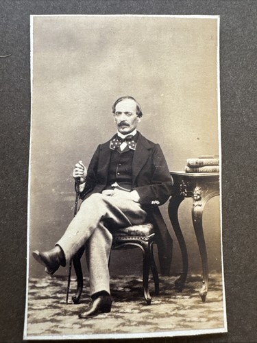 Foto cdv 1860 generale luigi - foto,