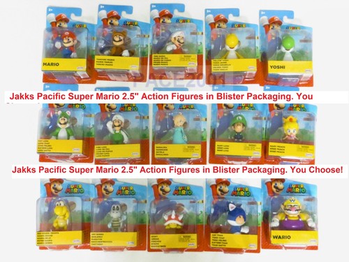 Jakks pacific super mario - mario, 2.5"