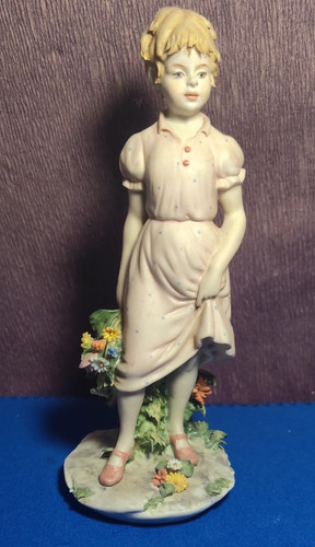 Statuina vintage capodimonte - vintage,
